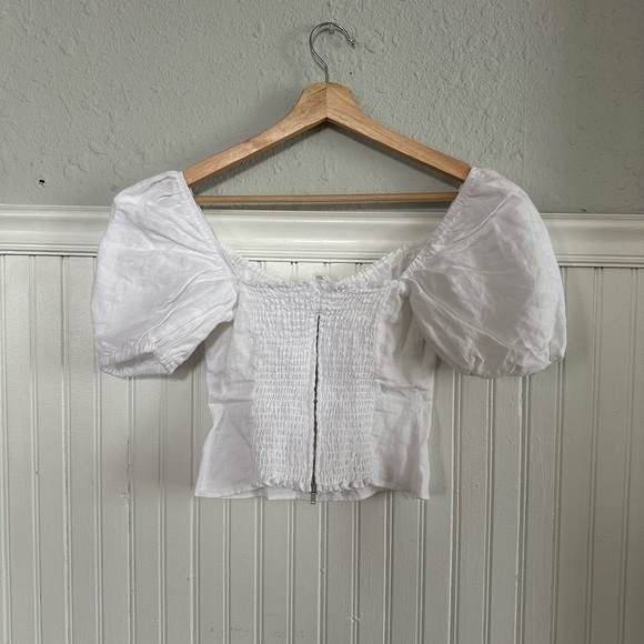 Reformation Rory Linen Blouse - Picture 4 of 6